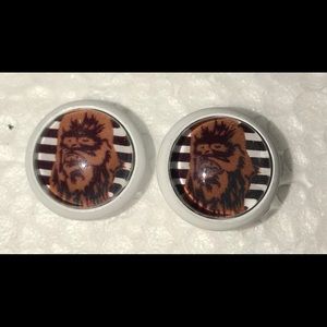 Chewbacca Stud Earrings